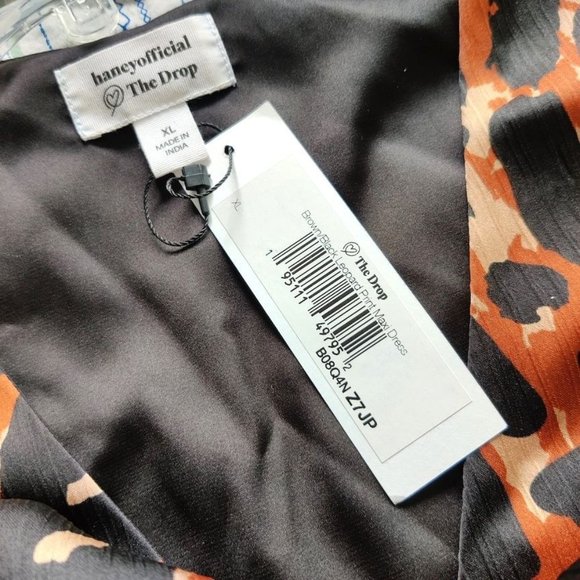 NWT - Haneyofficial The Drop Leopard Print Maxi Dress - Picture 8 of 9